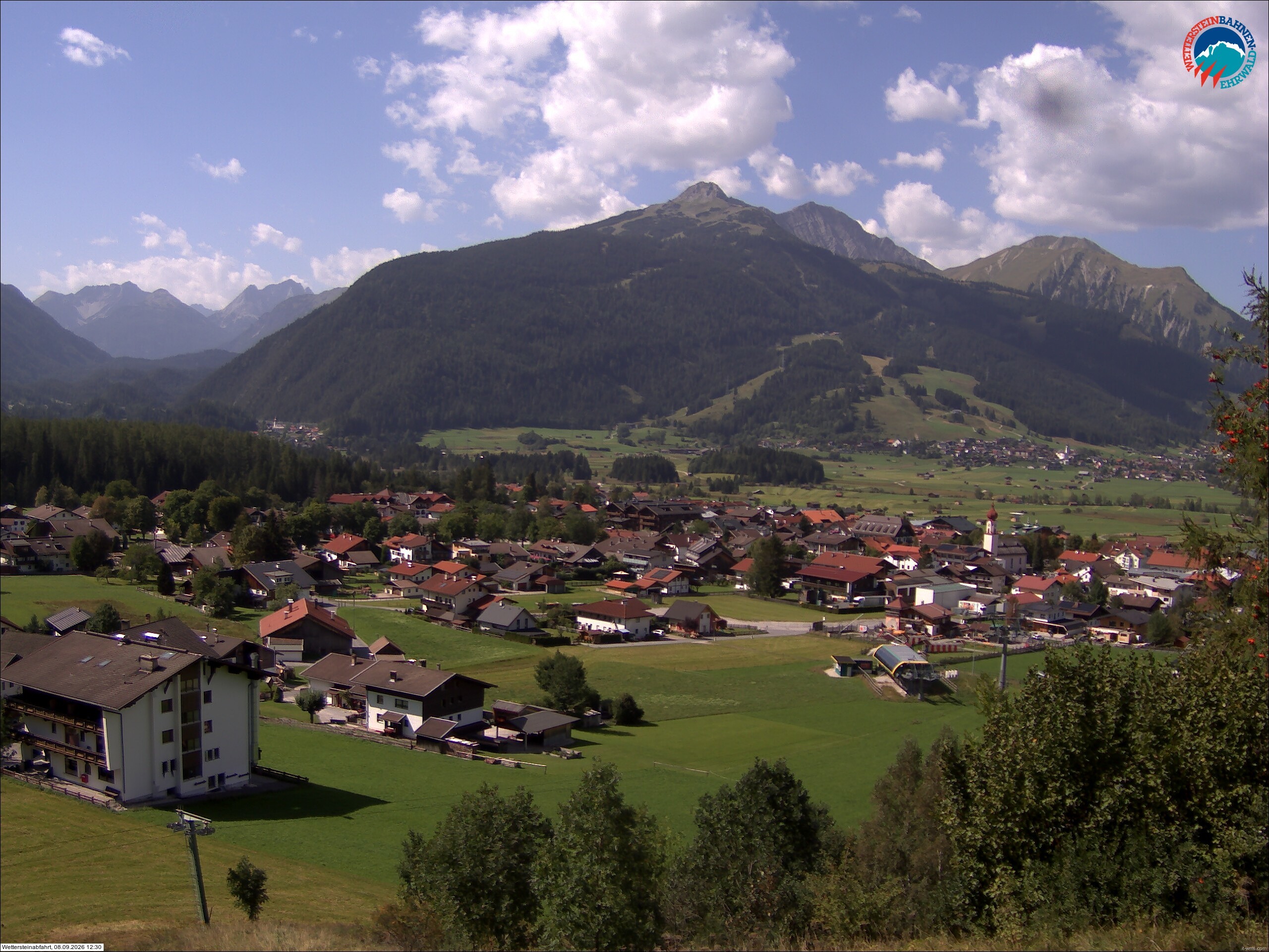 Archiv Foto Webcam Sonnenhang Sessellift Ehrwald