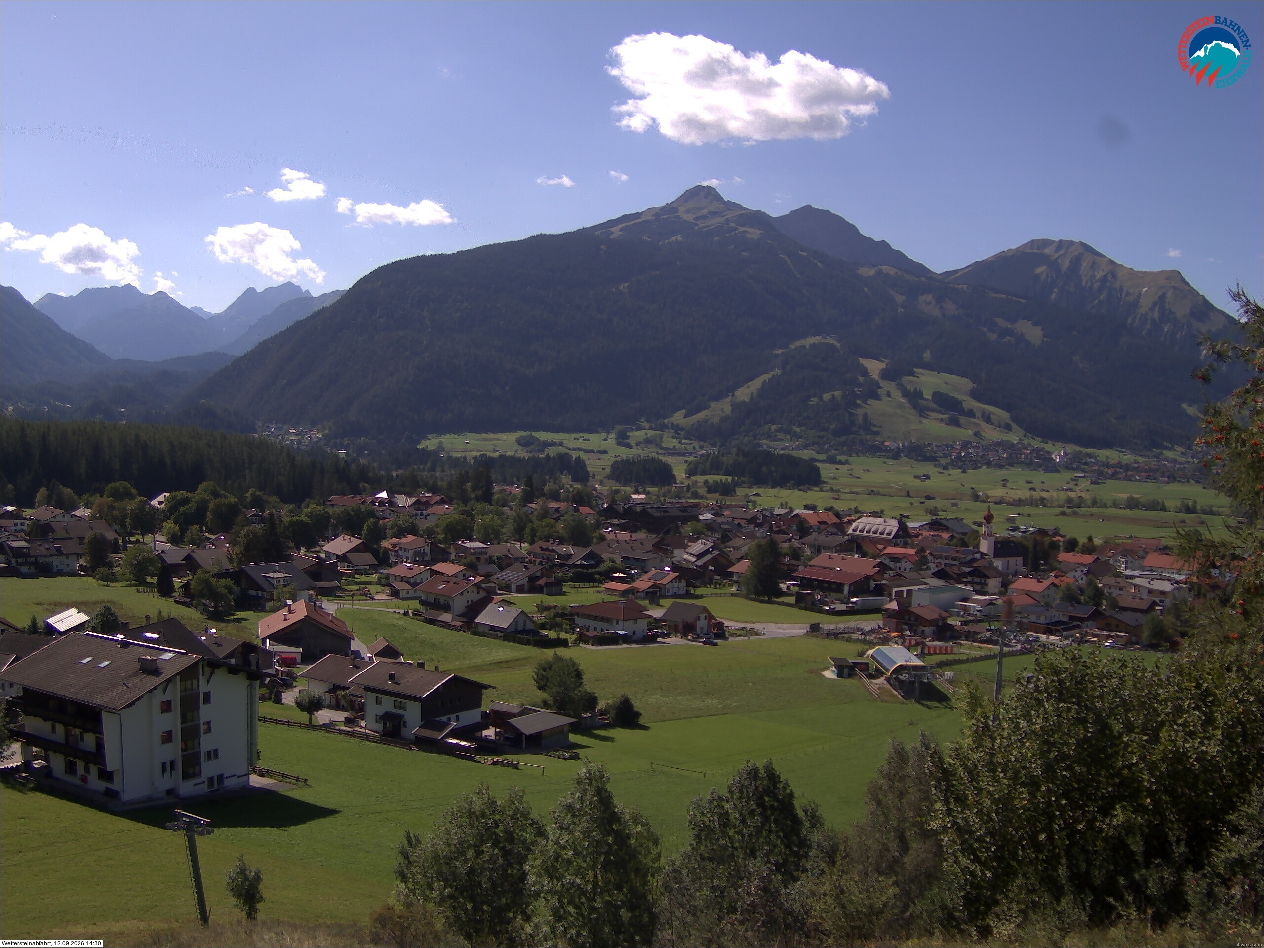 Archiv Foto Webcam Sonnenhang Sessellift Ehrwald