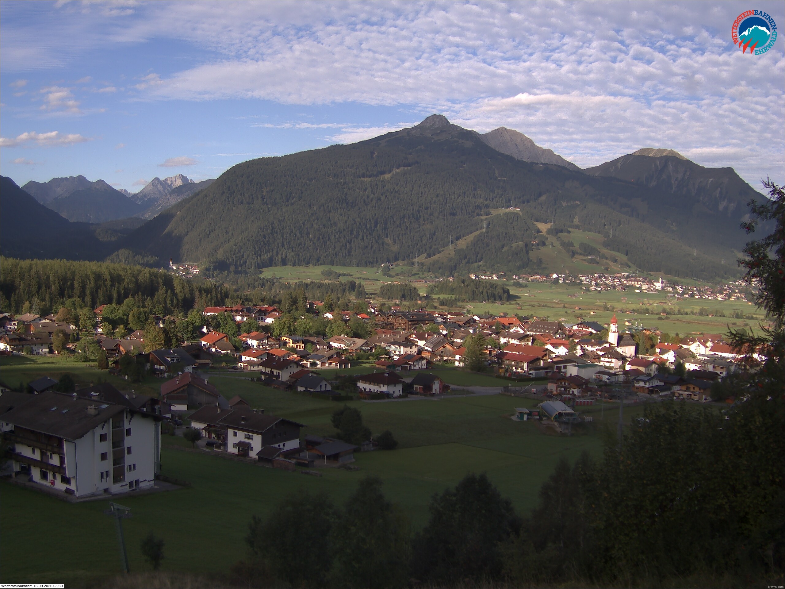 Archiv Foto Webcam Sonnenhang Sessellift Ehrwald