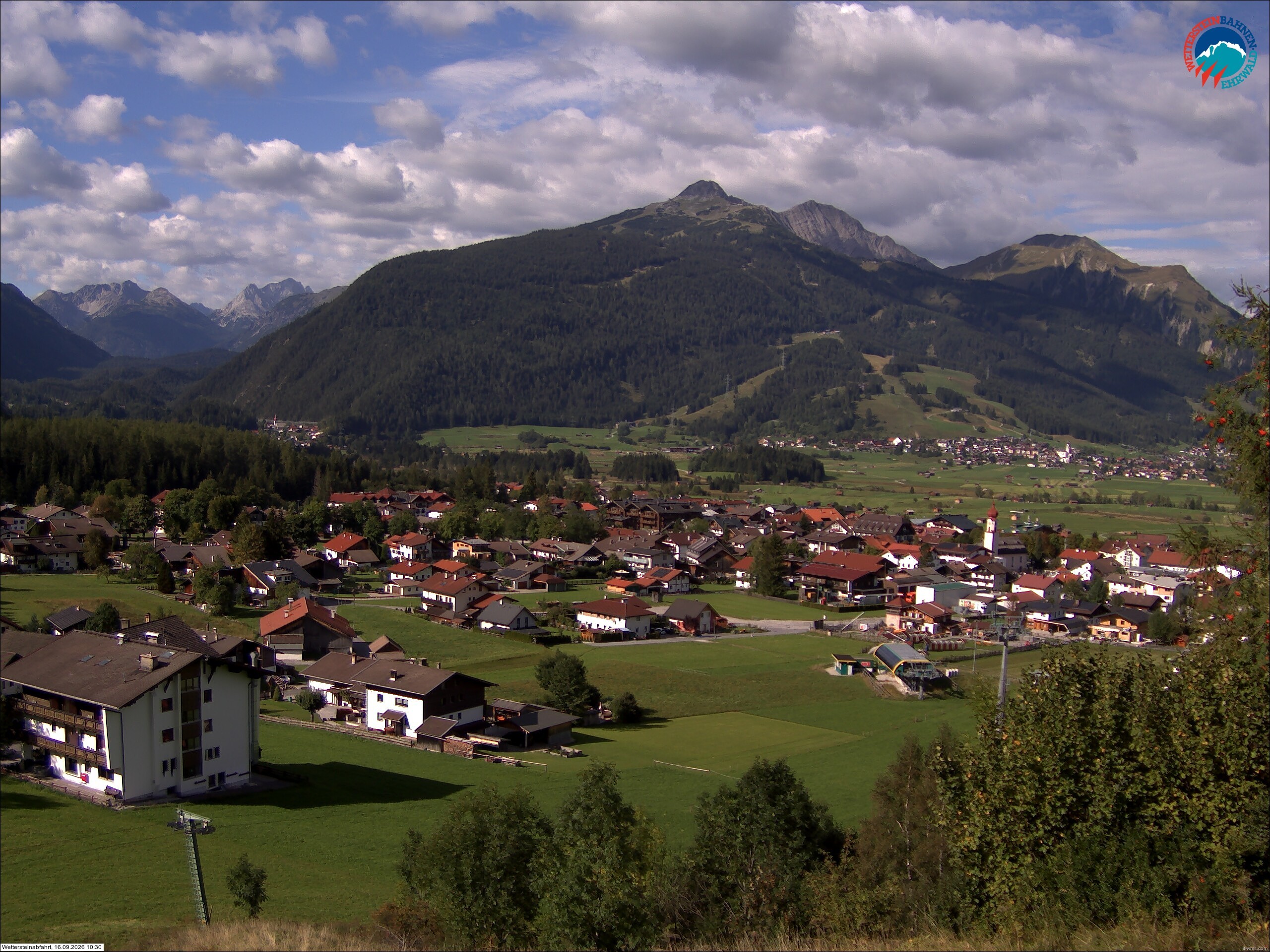 Archiv Foto Webcam Sonnenhang Sessellift Ehrwald