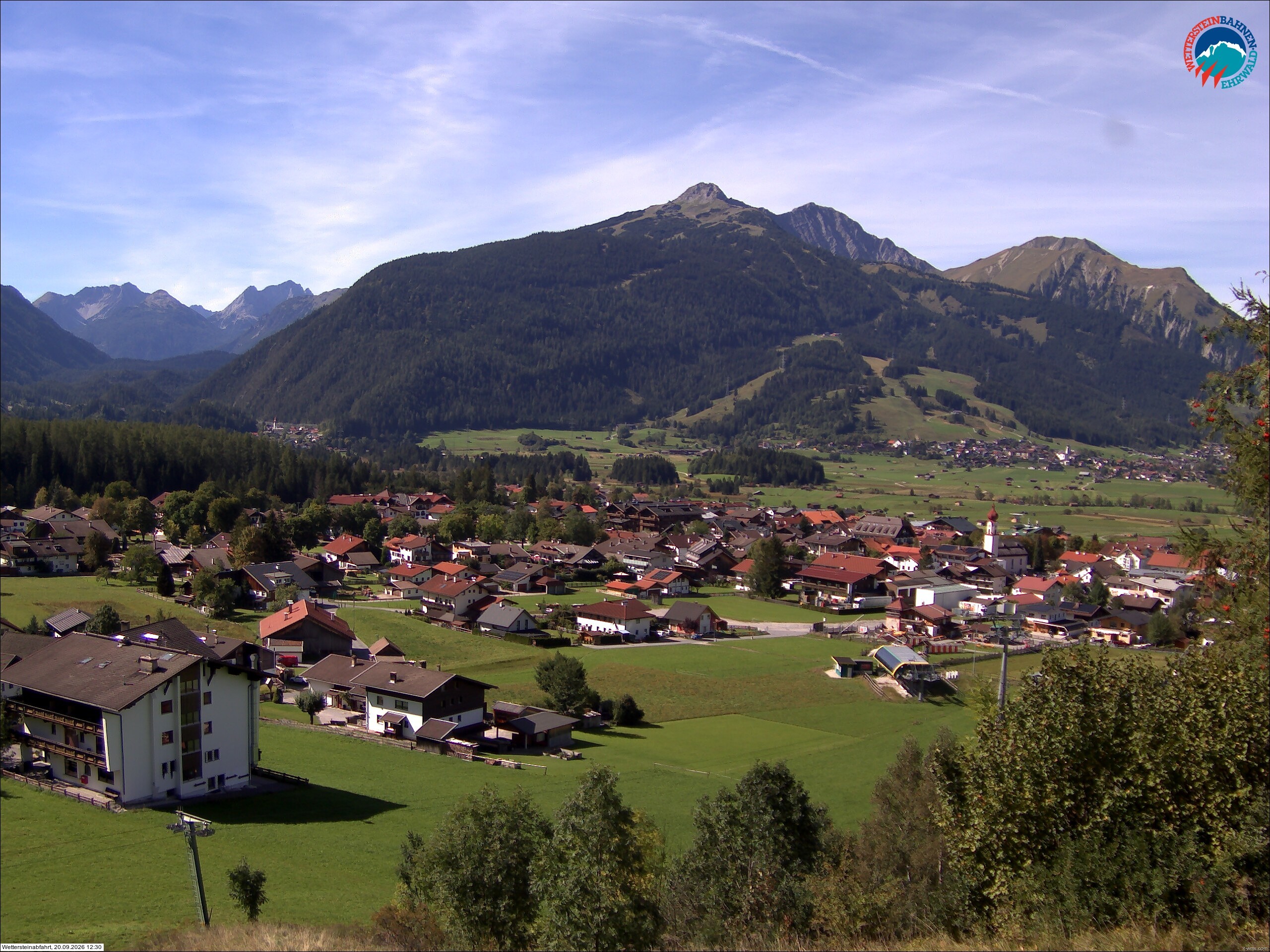 Archiv Foto Webcam Sonnenhang Sessellift Ehrwald