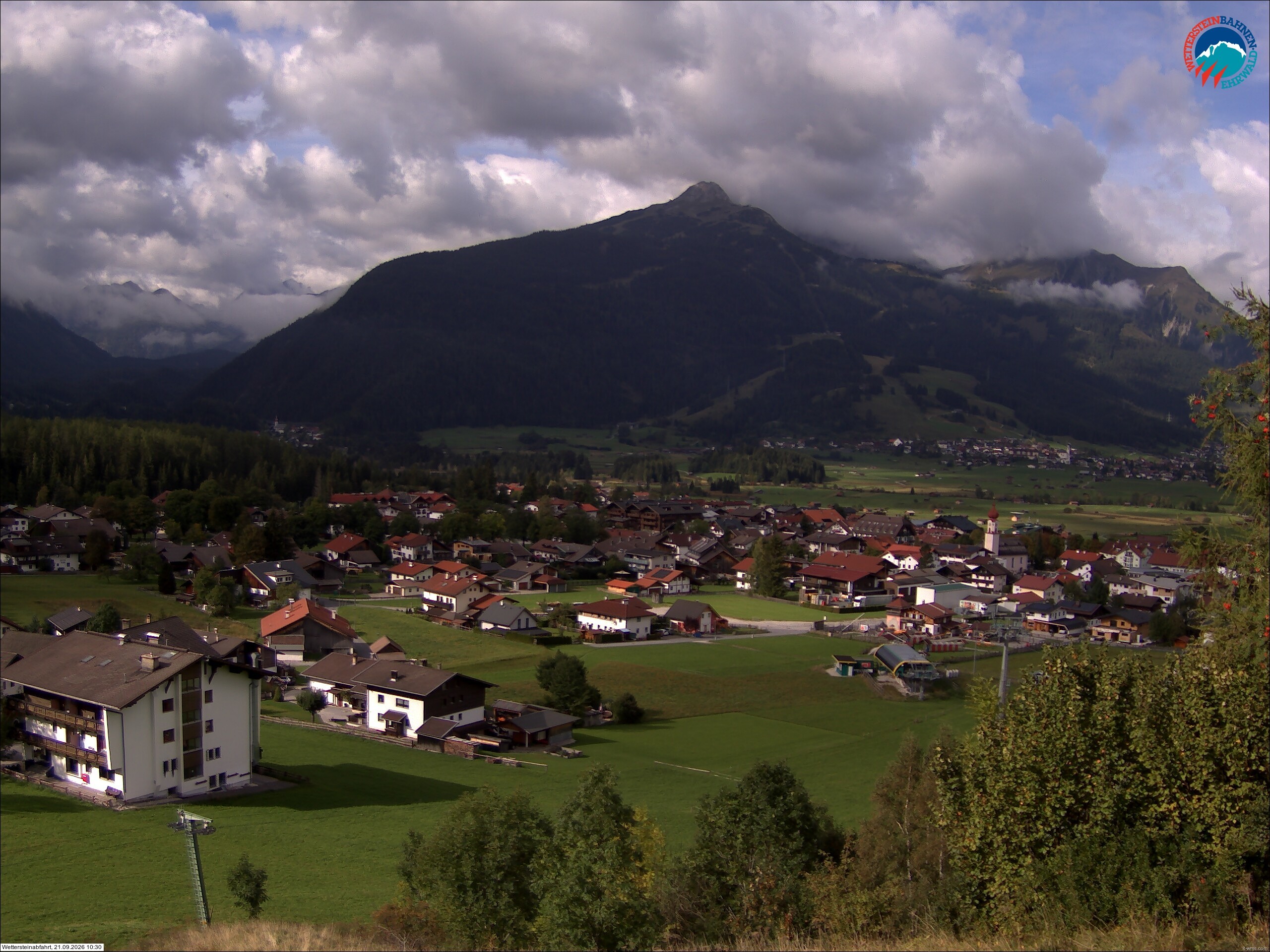 Archiv Foto Webcam Sonnenhang Sessellift Ehrwald