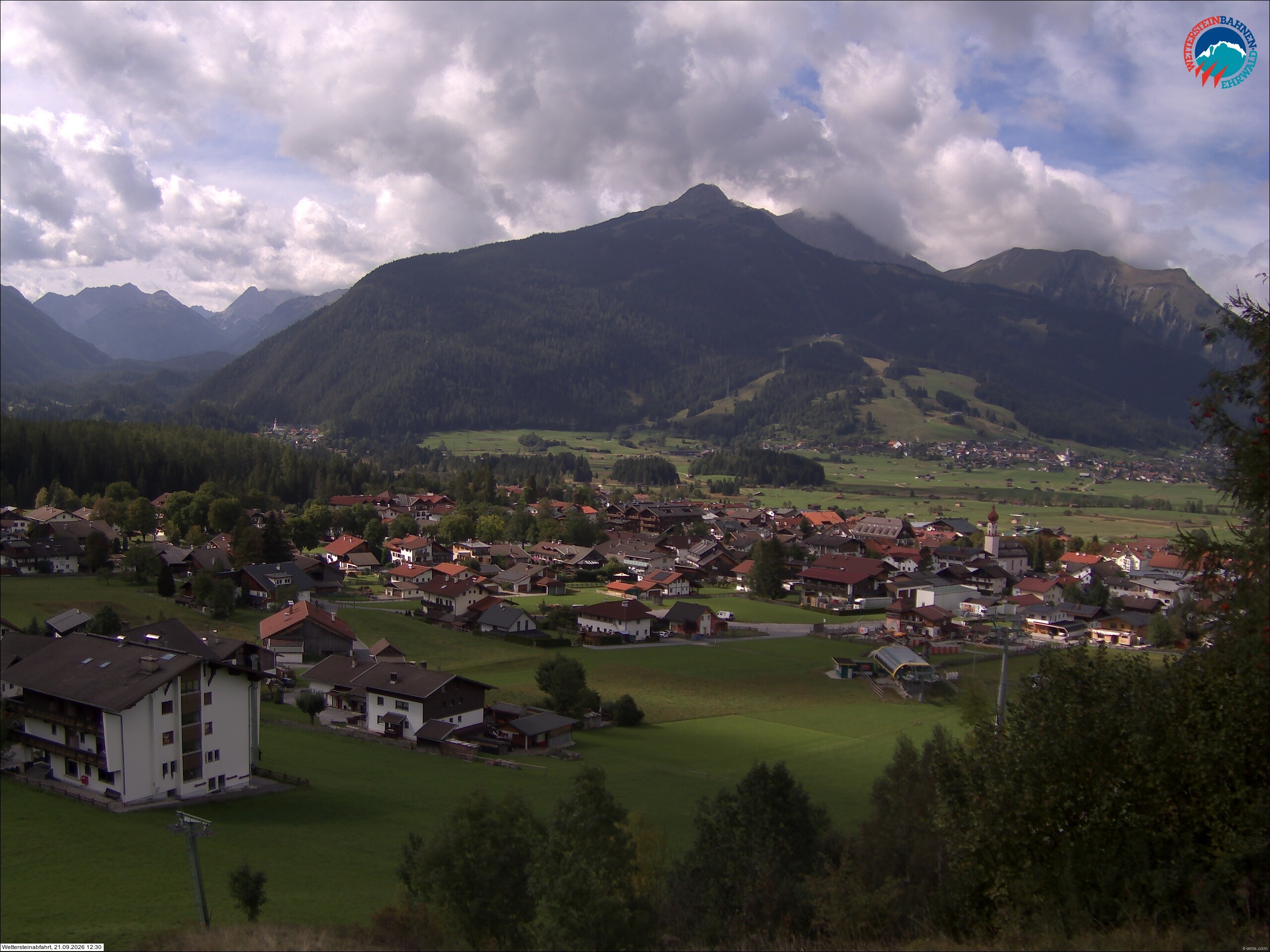 Archiv Foto Webcam Sonnenhang Sessellift Ehrwald