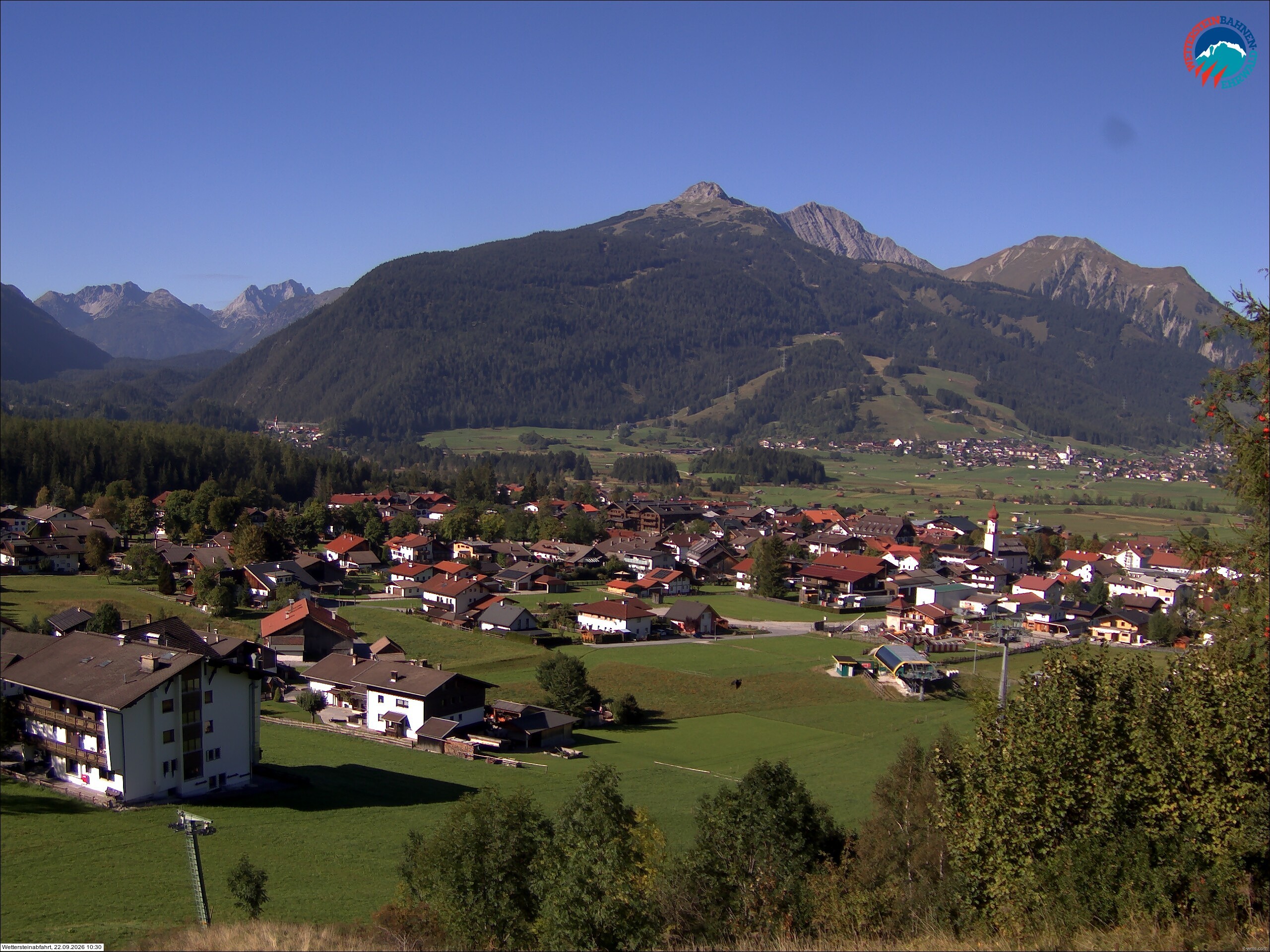 Archiv Foto Webcam Sonnenhang Sessellift Ehrwald