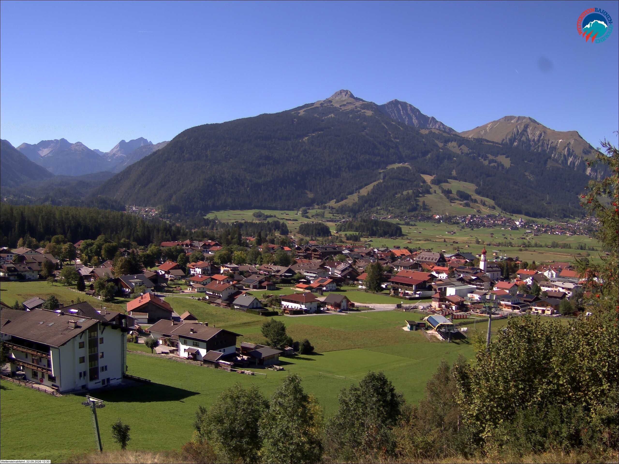 Archiv Foto Webcam Sonnenhang Sessellift Ehrwald