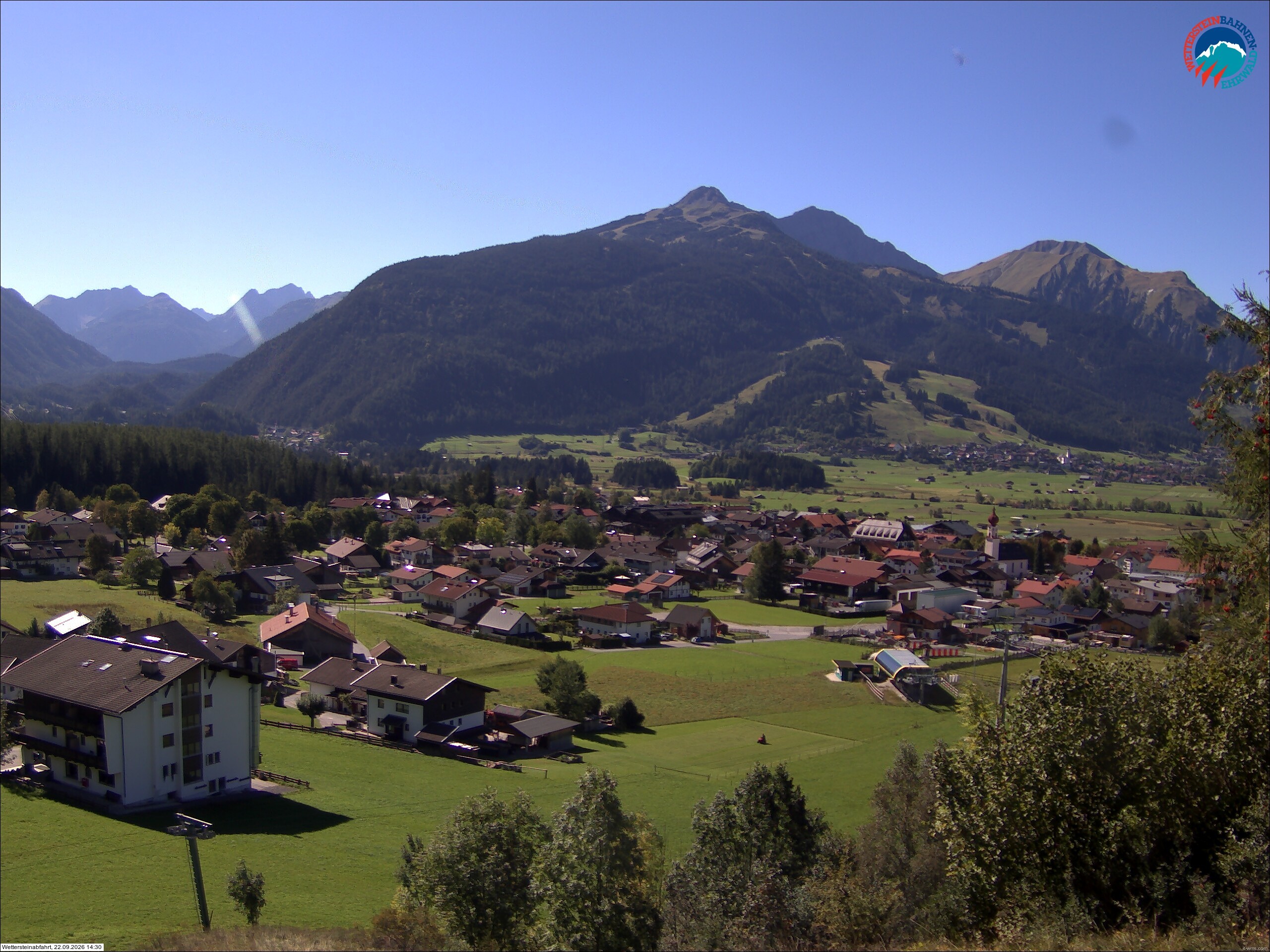 Archiv Foto Webcam Sonnenhang Sessellift Ehrwald