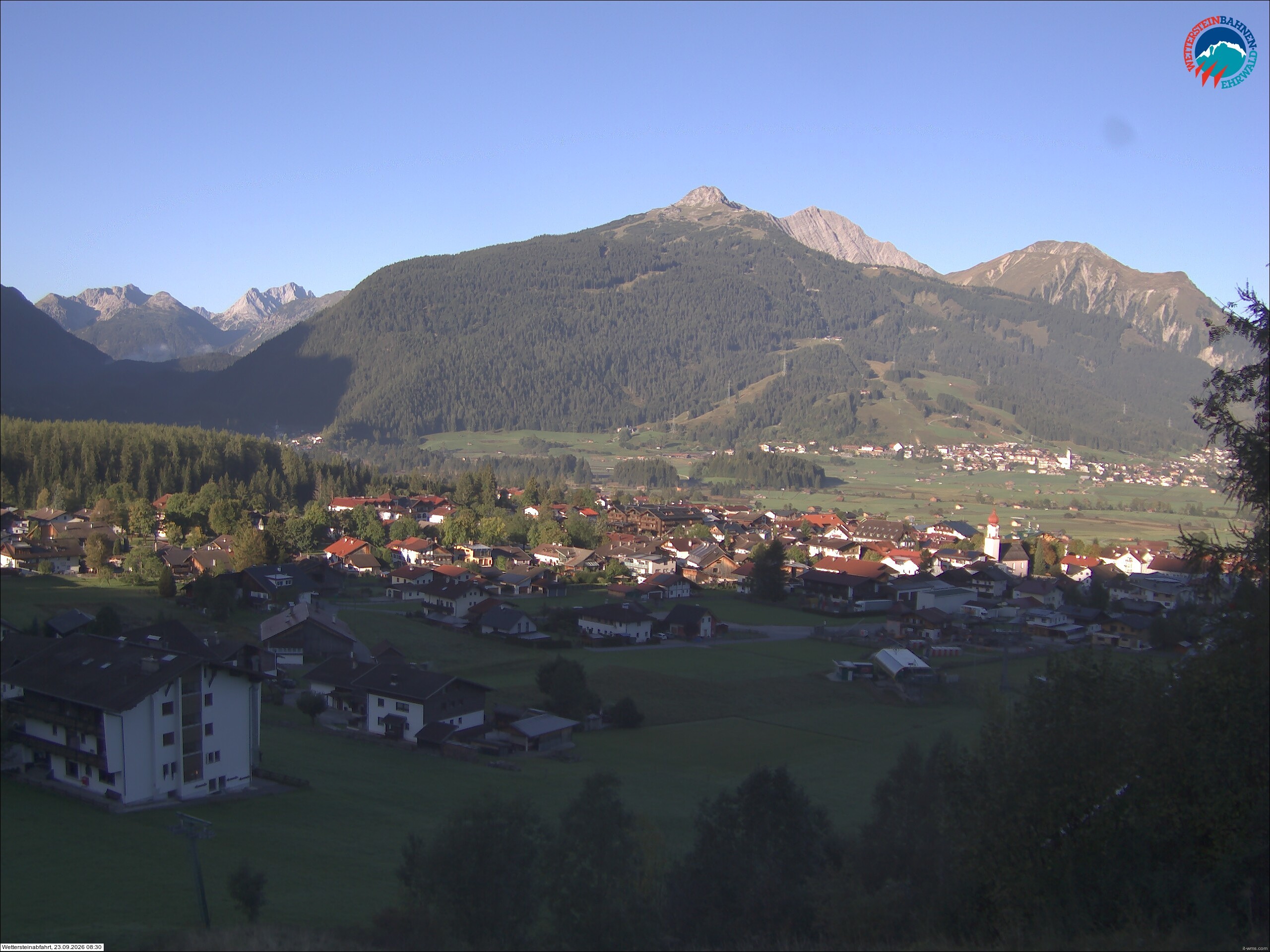 Archiv Foto Webcam Sonnenhang Sessellift Ehrwald