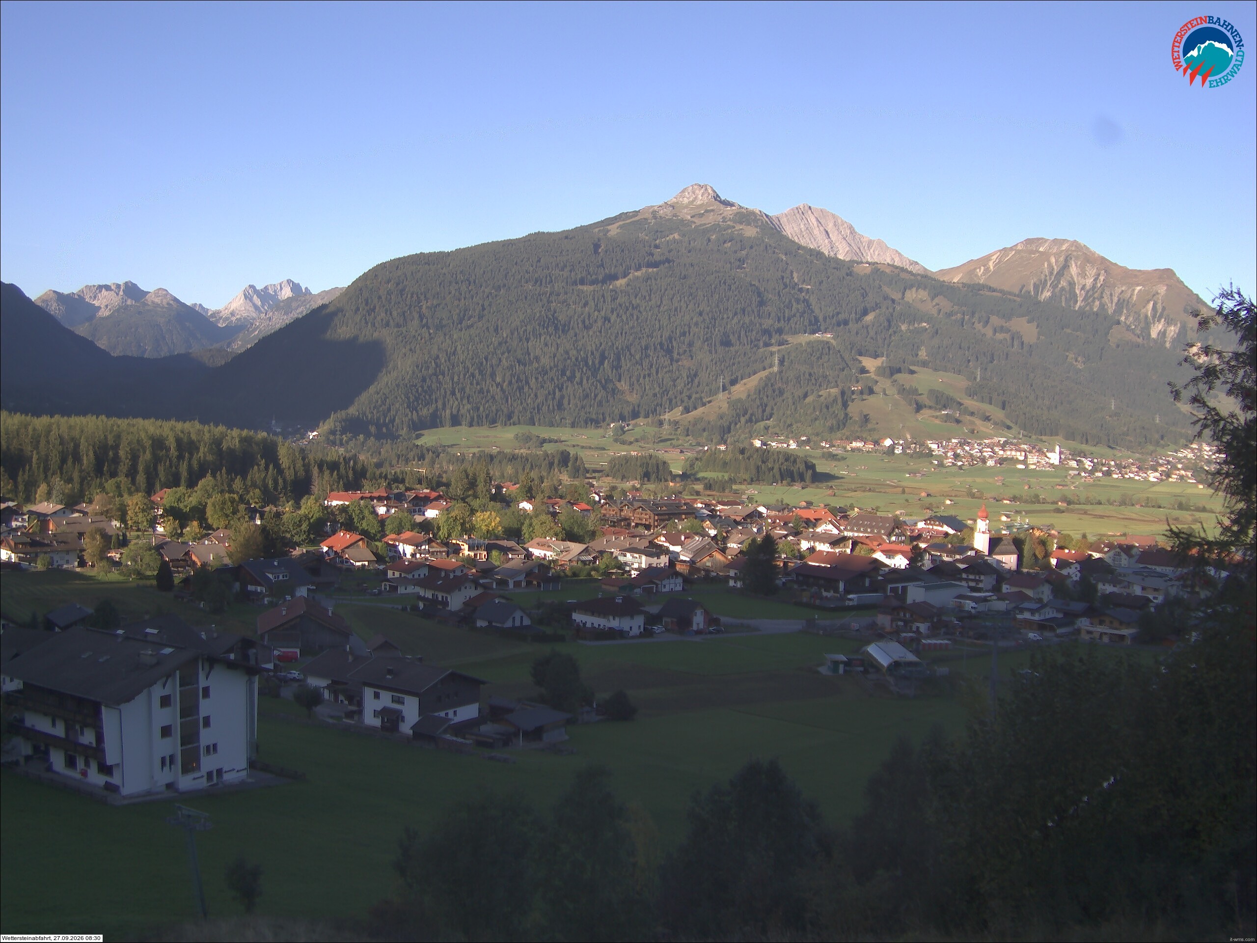 Archiv Foto Webcam Sonnenhang Sessellift Ehrwald
