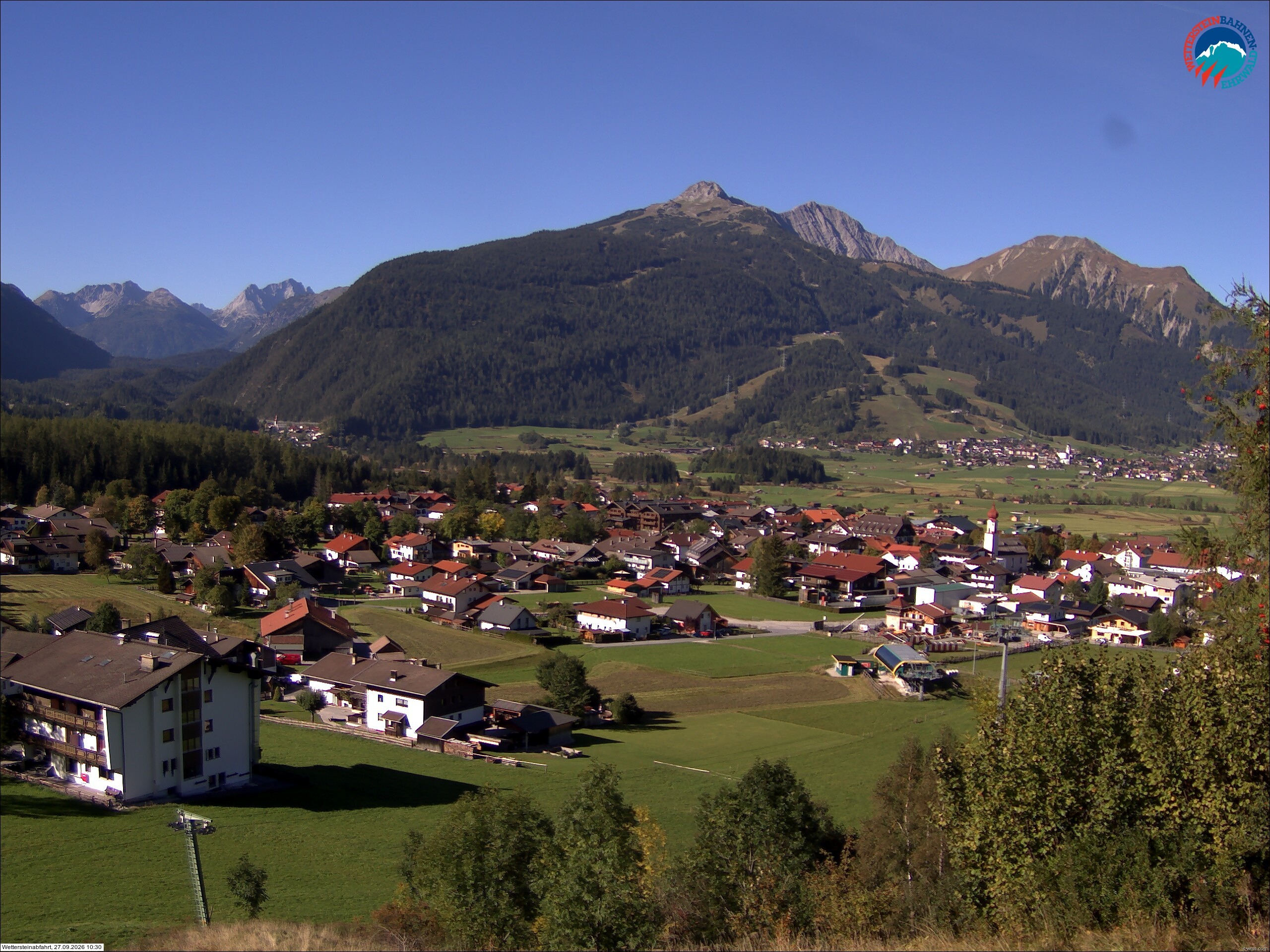Archiv Foto Webcam Sonnenhang Sessellift Ehrwald