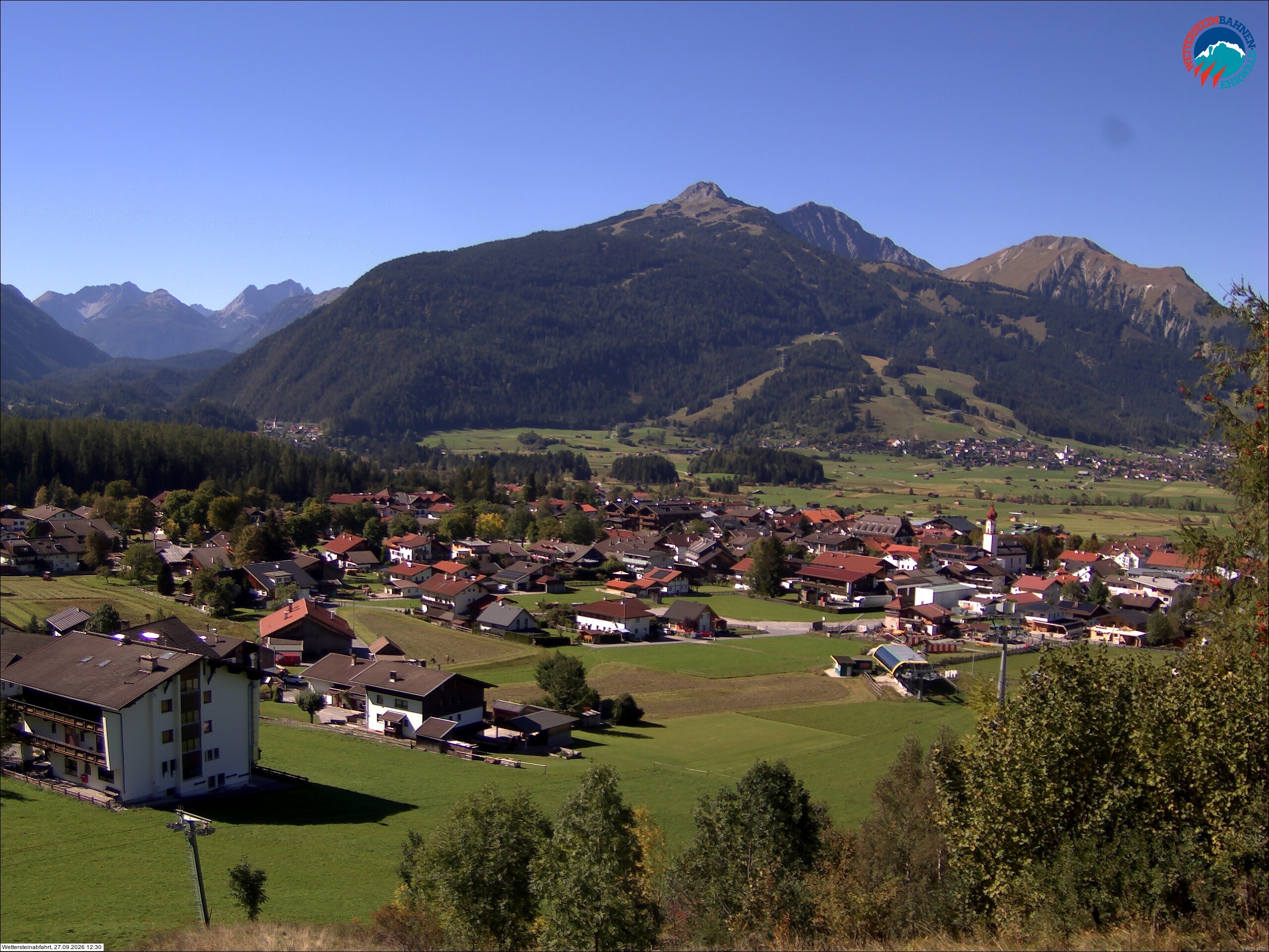 Archiv Foto Webcam Sonnenhang Sessellift Ehrwald