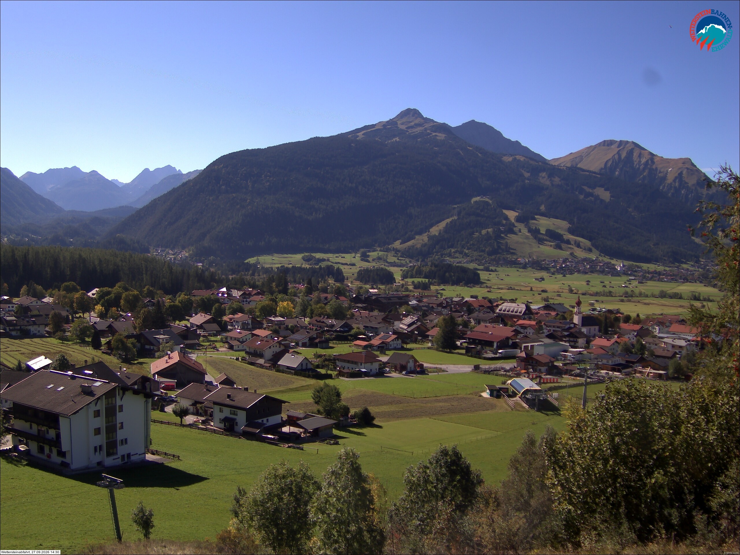 Archiv Foto Webcam Sonnenhang Sessellift Ehrwald