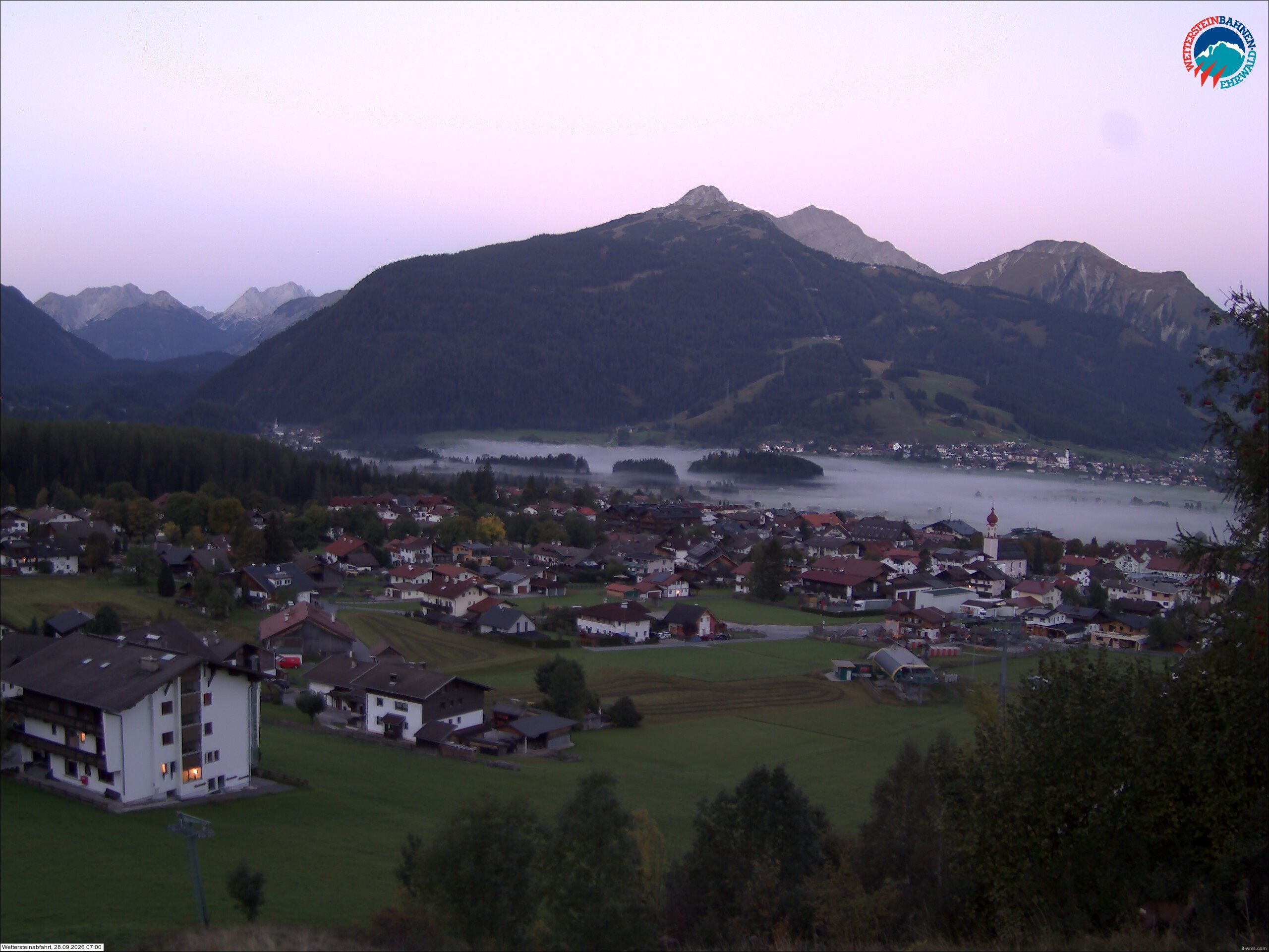 Archiv Foto Webcam Sonnenhang Sessellift Ehrwald
