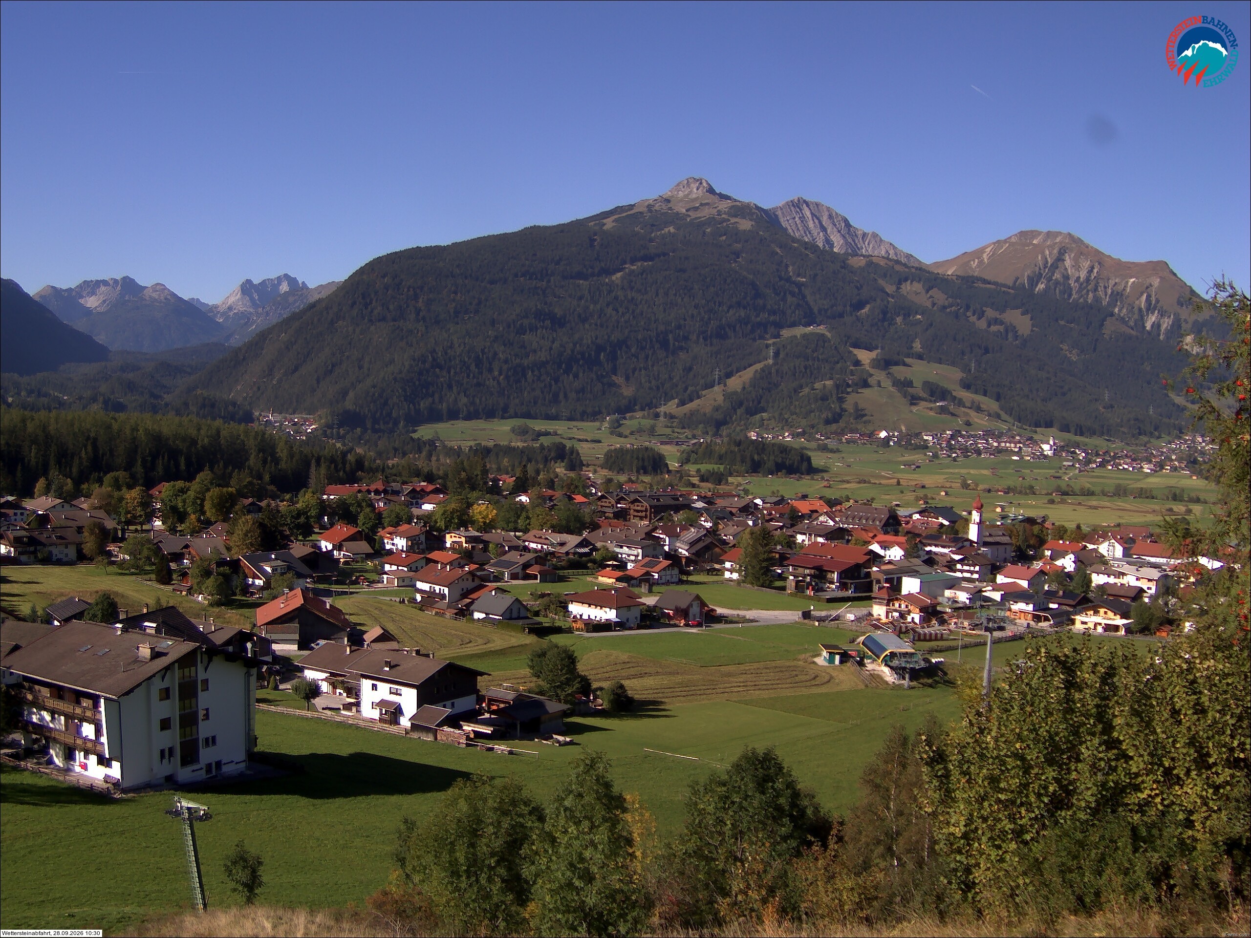 Archiv Foto Webcam Sonnenhang Sessellift Ehrwald