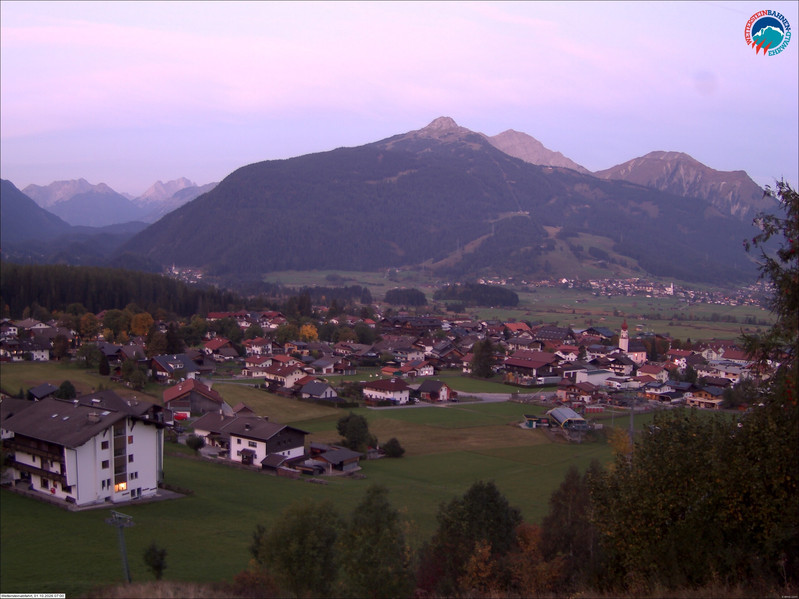 Archiv Foto Webcam Sonnenhang Sessellift Ehrwald