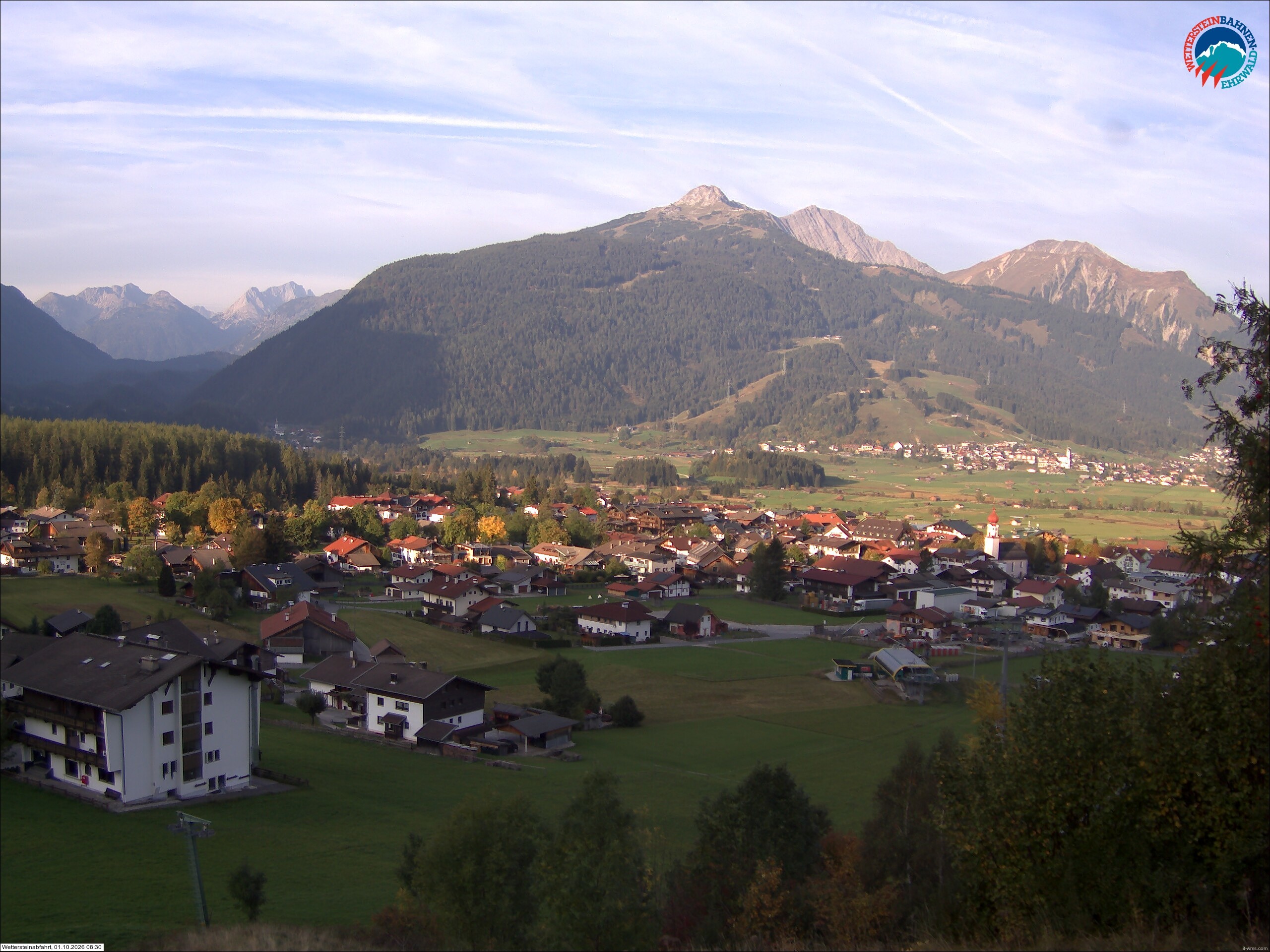 Archiv Foto Webcam Sonnenhang Sessellift Ehrwald