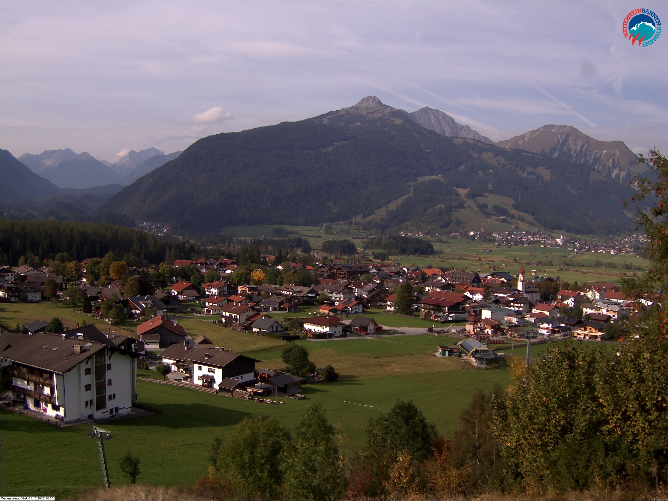 Archiv Foto Webcam Sonnenhang Sessellift Ehrwald