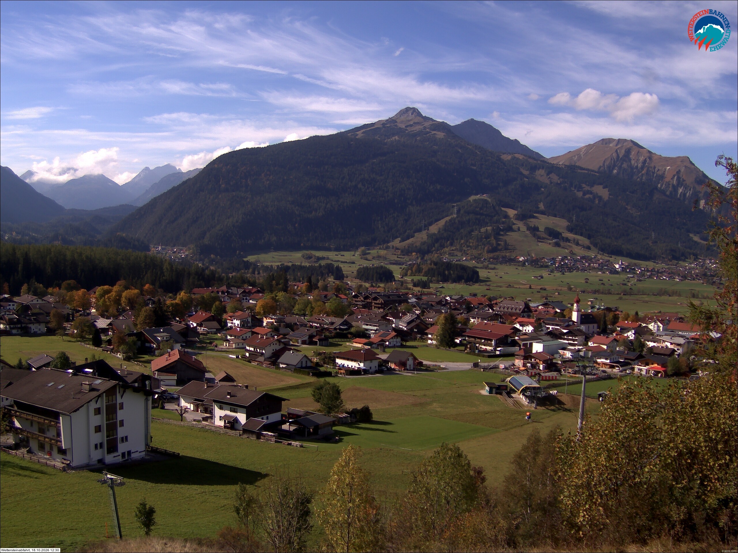 Archiv Foto Webcam Sonnenhang Sessellift Ehrwald