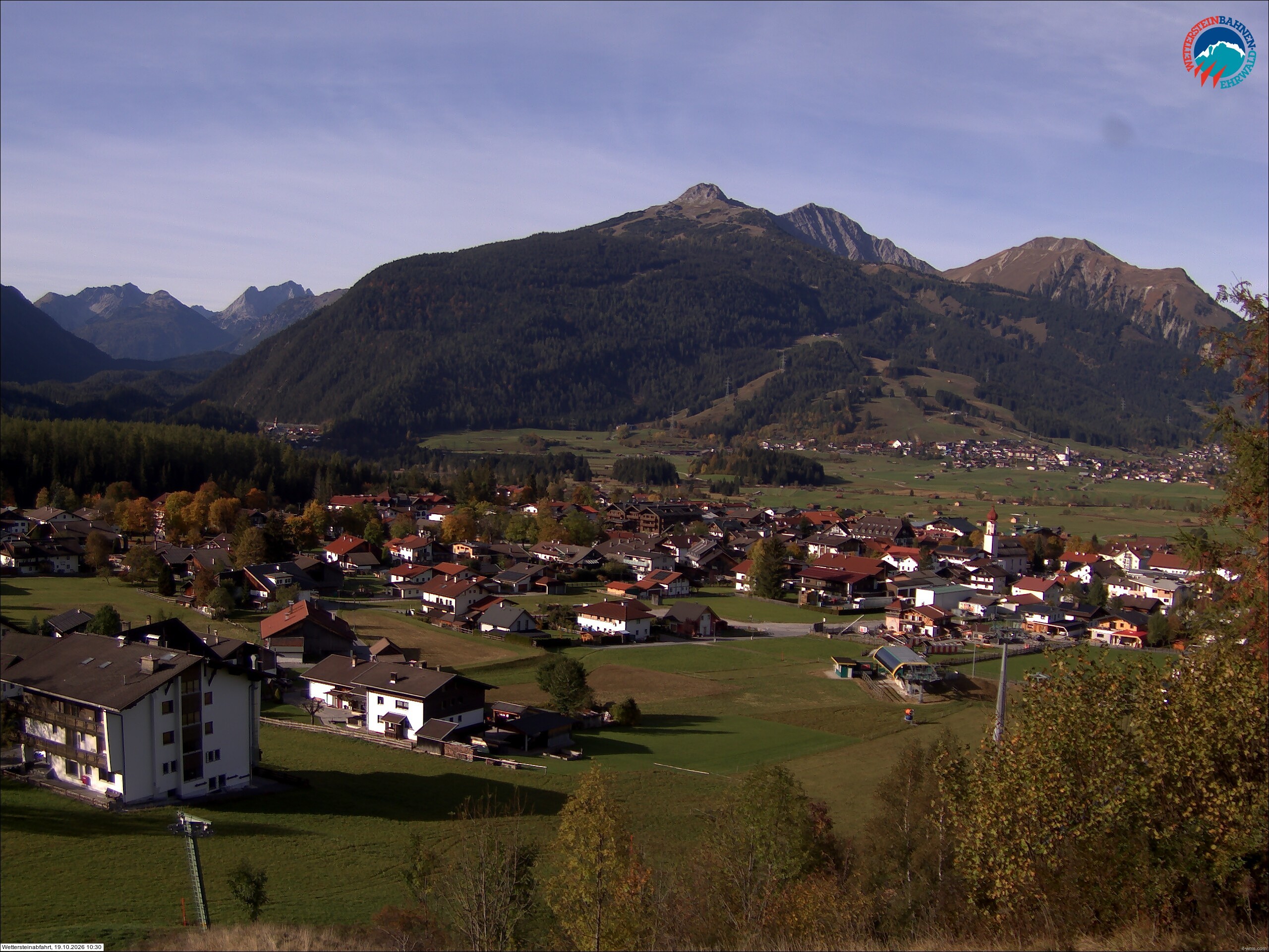 Archiv Foto Webcam Sonnenhang Sessellift Ehrwald