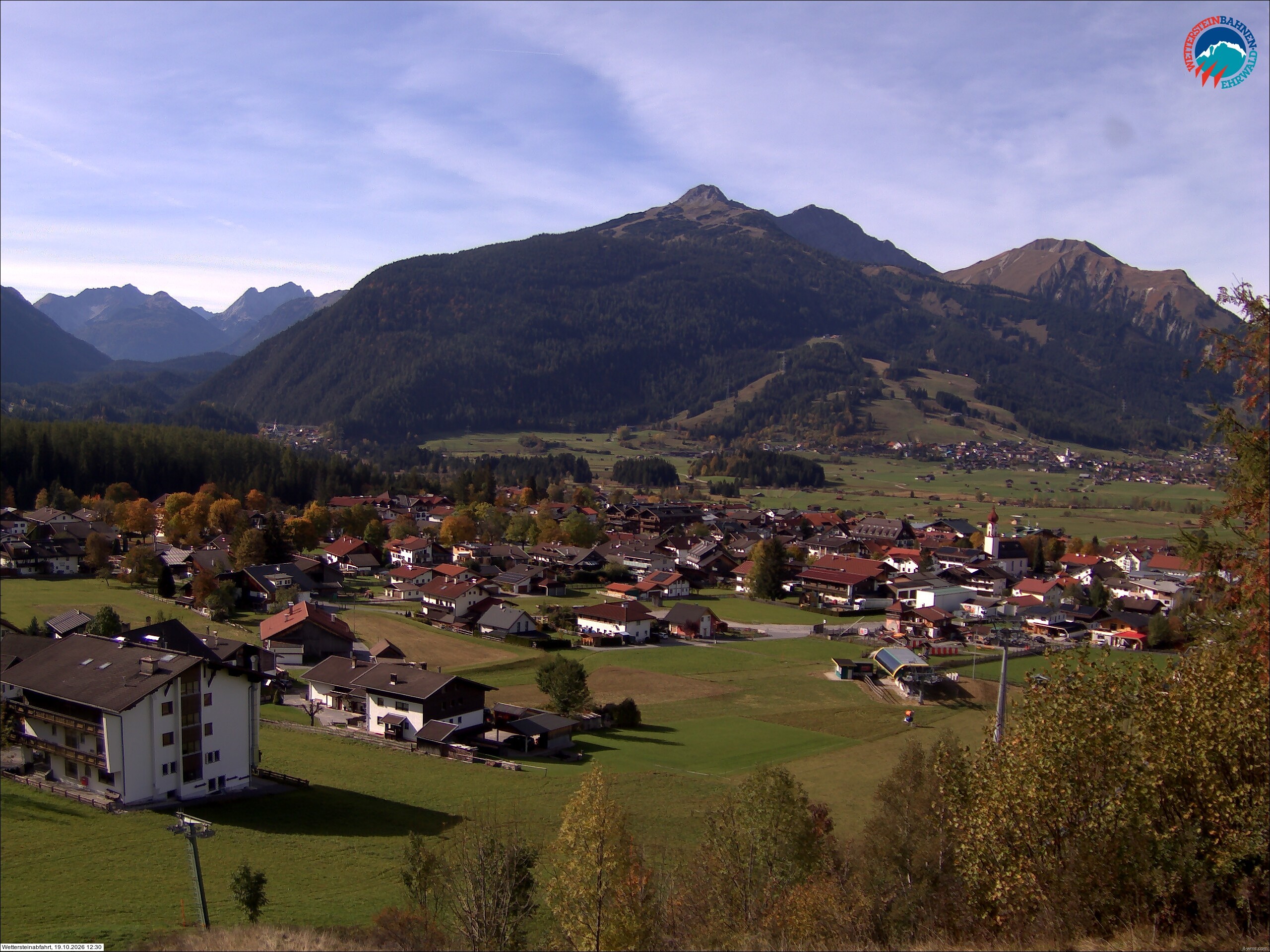 Archiv Foto Webcam Sonnenhang Sessellift Ehrwald