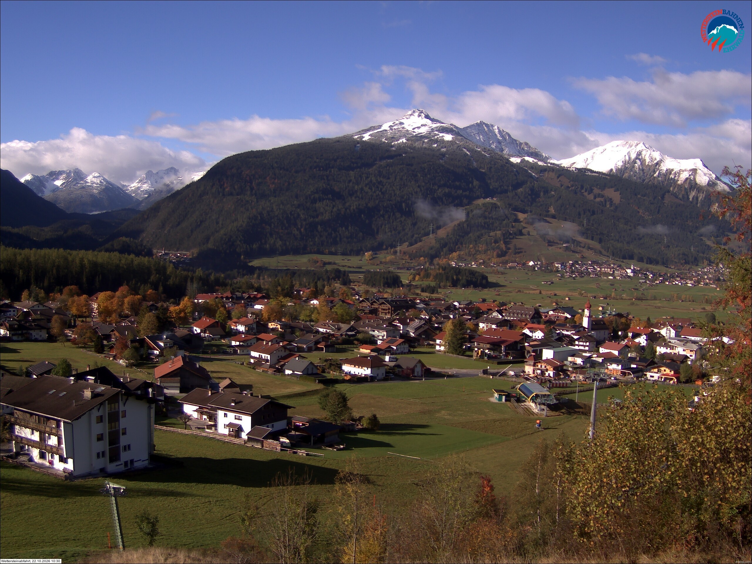 Archiv Foto Webcam Sonnenhang Sessellift Ehrwald