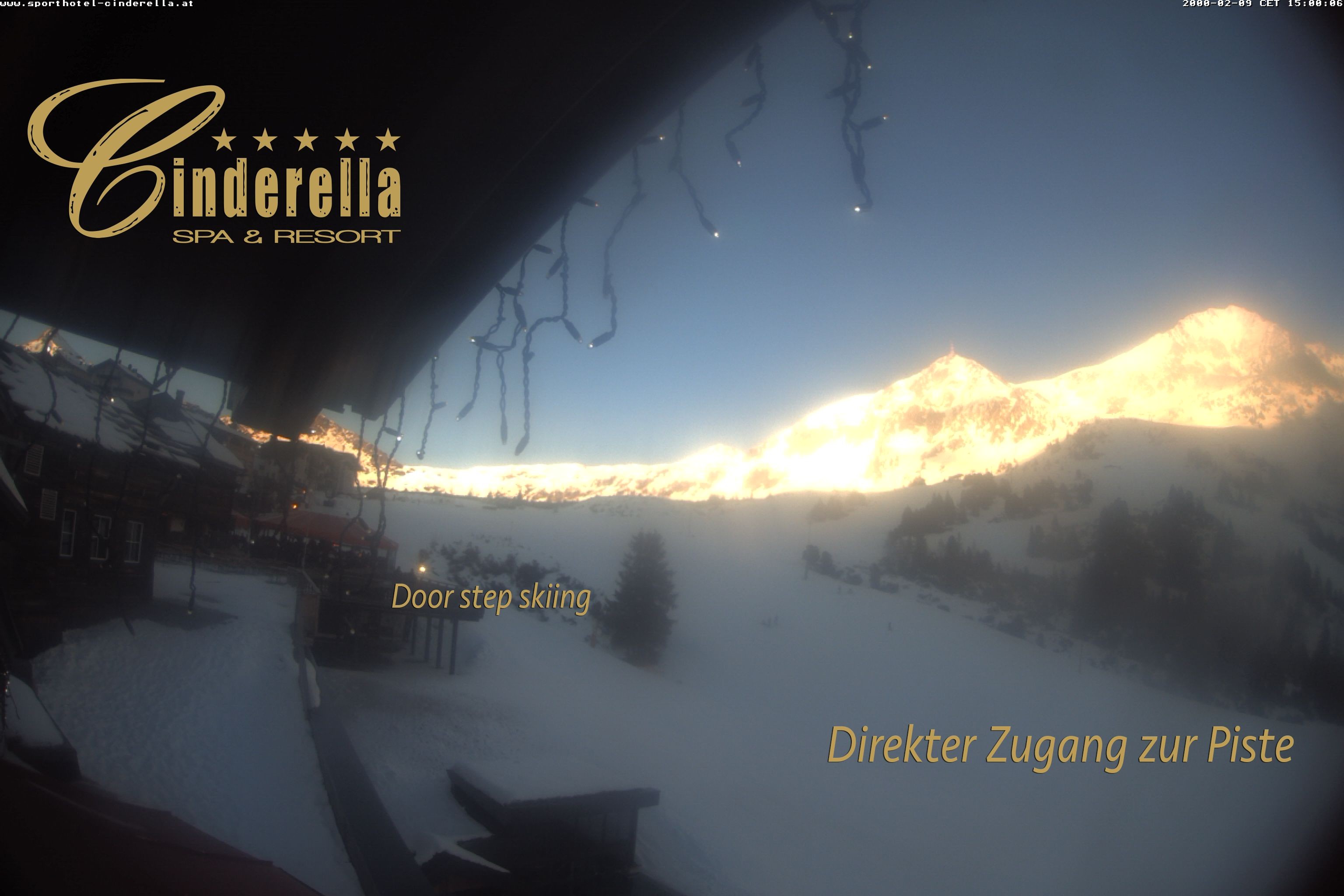 Archiv Foto Webcam Cinderella Hotel Obertauern