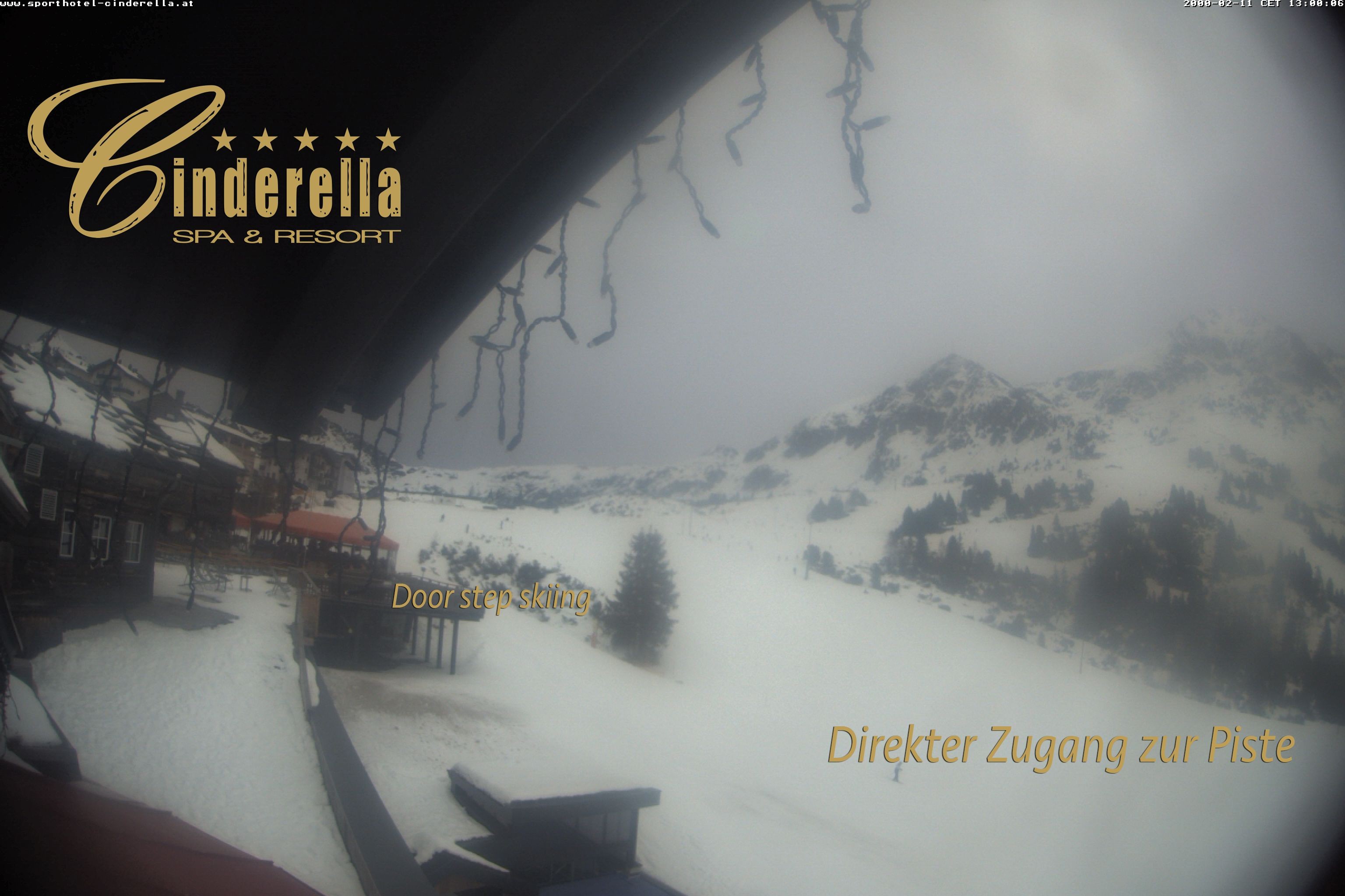 Archiv Foto Webcam Cinderella Hotel Obertauern