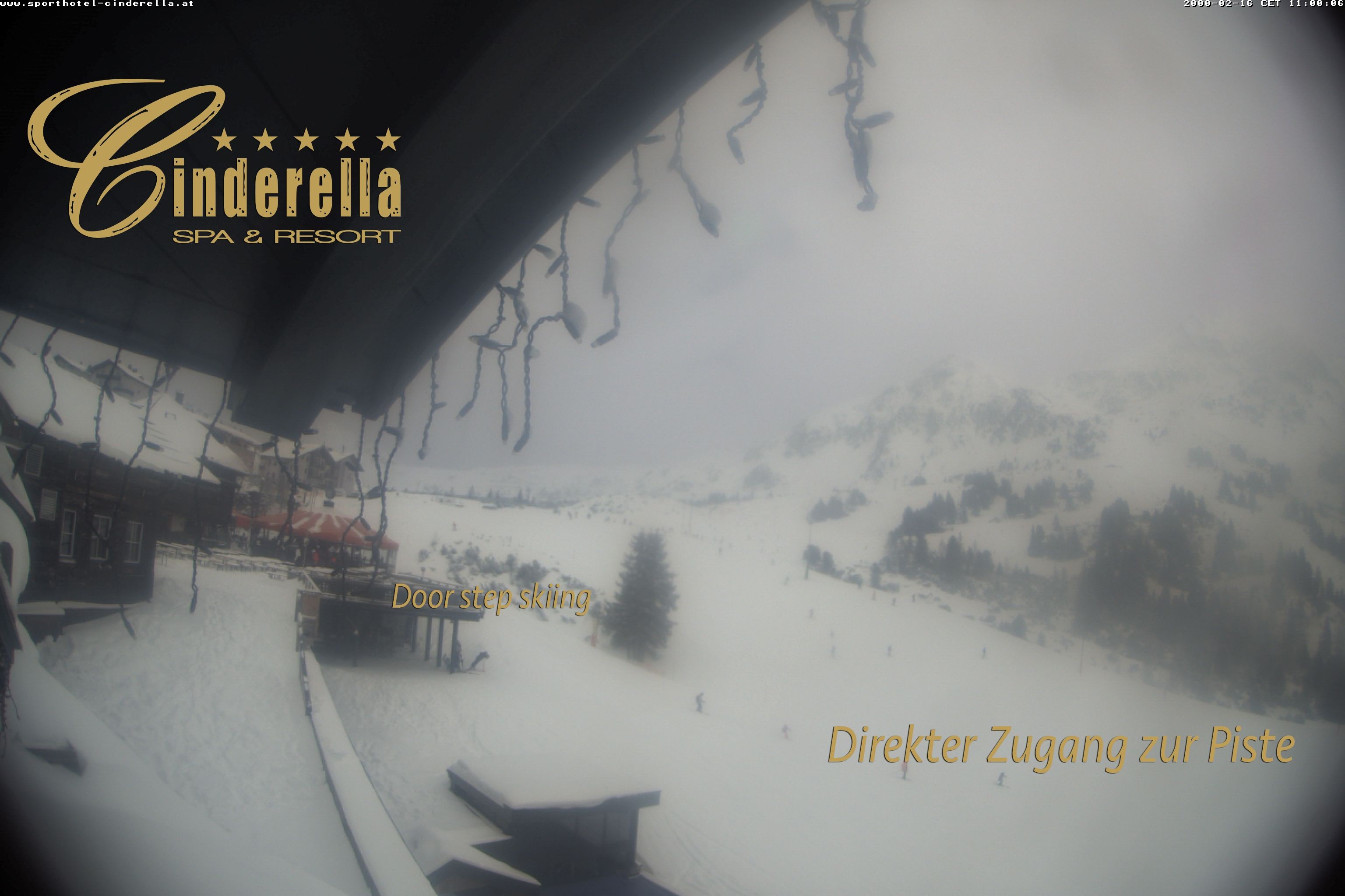Archiv Foto Webcam Cinderella Hotel Obertauern