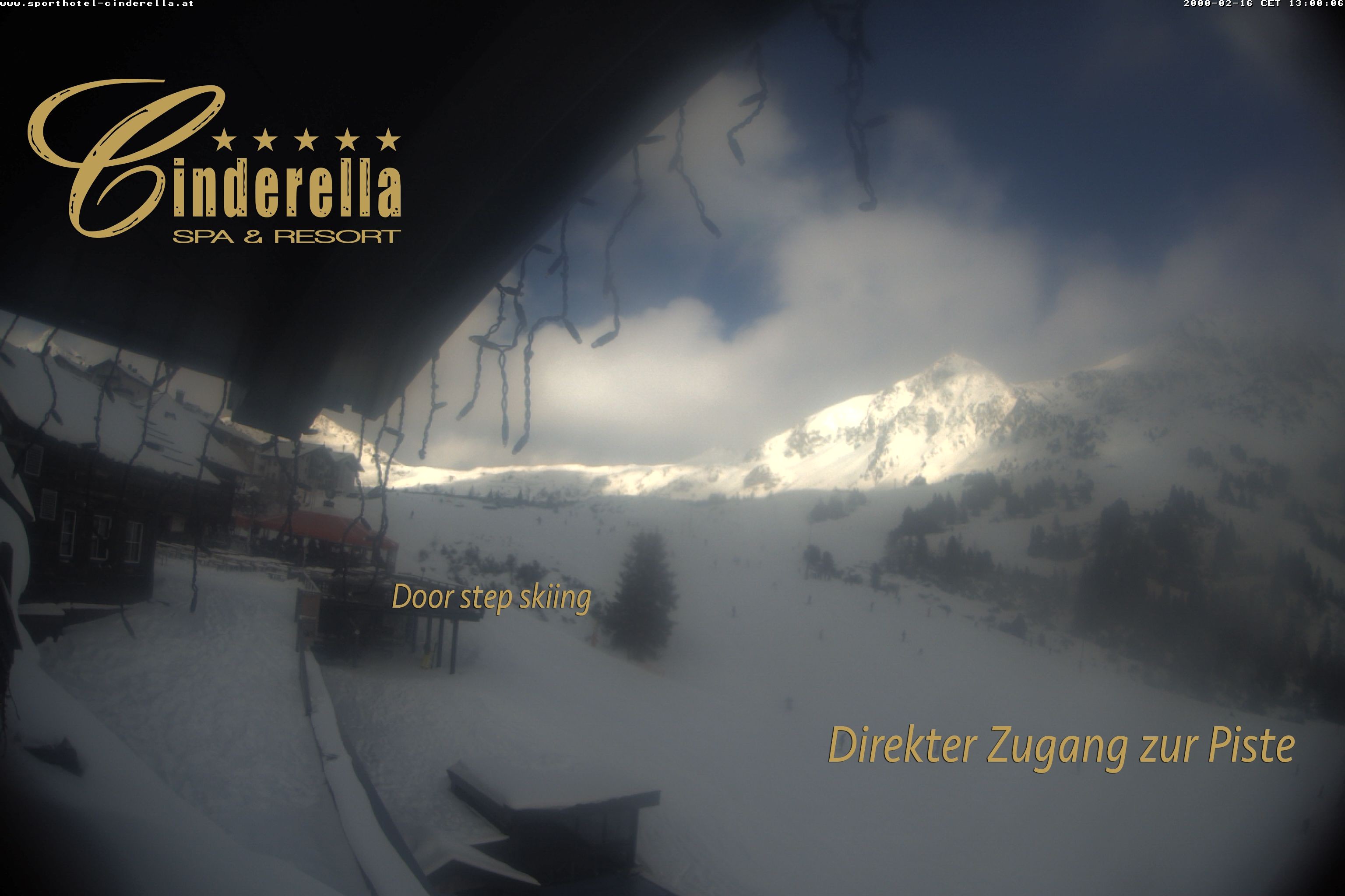 Archiv Foto Webcam Cinderella Hotel Obertauern