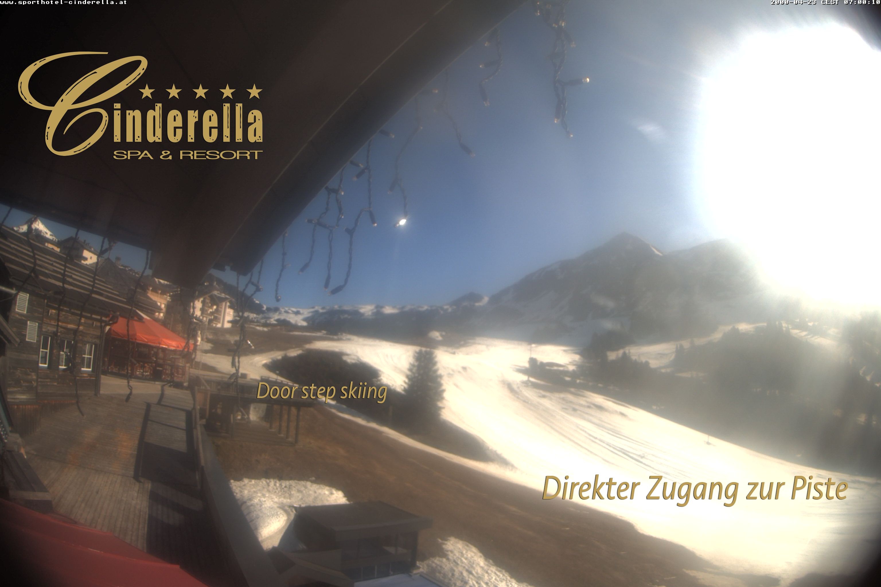 Archived image Webcam Cinderella hotel Ski Obertauern