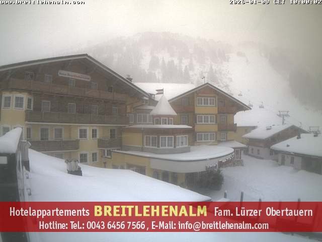 Archiv Foto Webcam Breitlehenalm Obertauern Appartementhaus