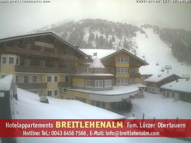 Archiv Foto Webcam Breitlehenalm Obertauern Appartementhaus