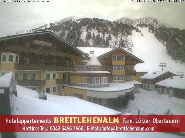 Archiv Foto Webcam Breitlehenalm Obertauern Appartementhaus