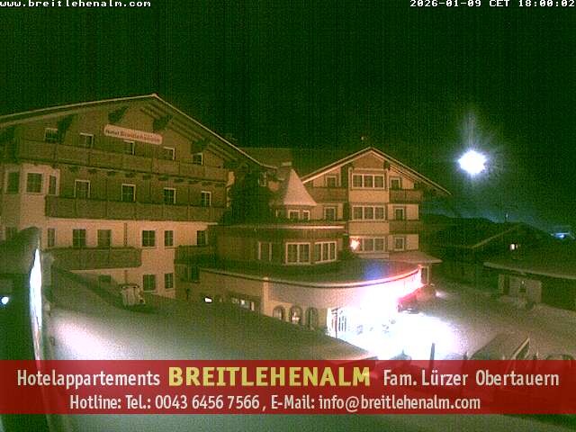 Archiv Foto Webcam Breitlehenalm Obertauern Appartementhaus