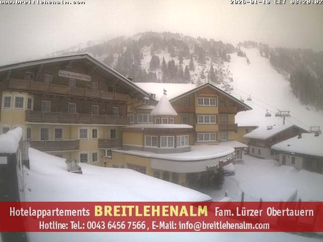 Archiv Foto Webcam Breitlehenalm Obertauern Appartementhaus