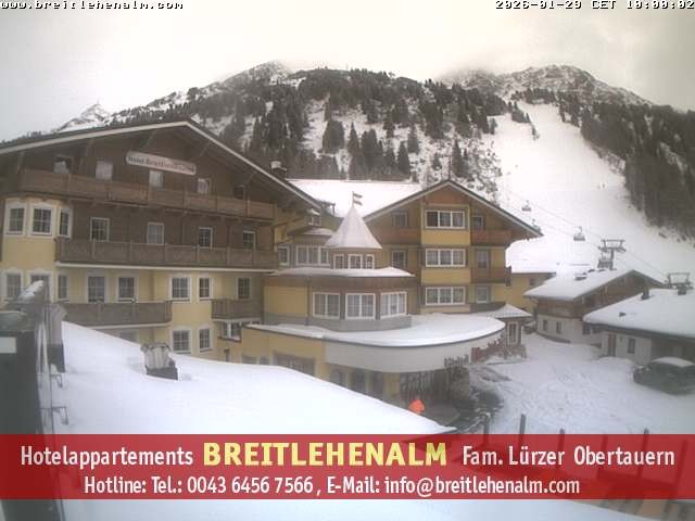 Archiv Foto Webcam Breitlehenalm Obertauern Appartementhaus