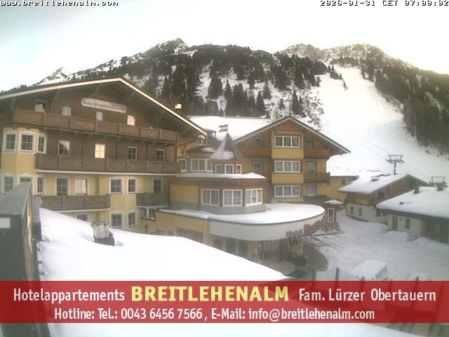 Archiv Foto Webcam Breitlehenalm Obertauern Appartementhaus