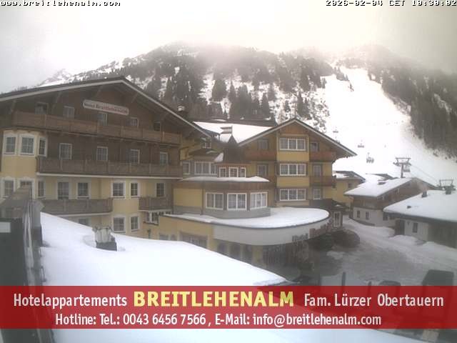 Archiv Foto Webcam Breitlehenalm Obertauern Appartementhaus