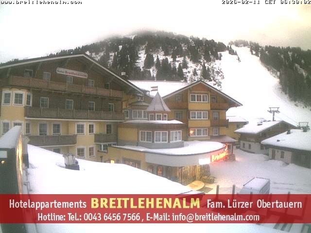 Archiv Foto Webcam Breitlehenalm Obertauern Appartementhaus