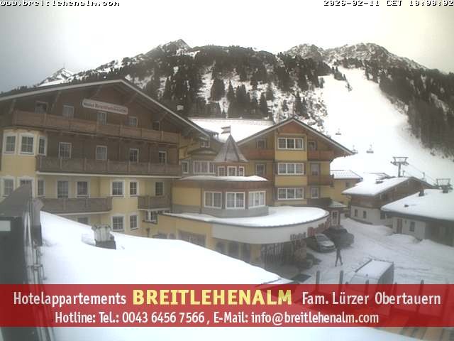 Archiv Foto Webcam Breitlehenalm Obertauern Appartementhaus