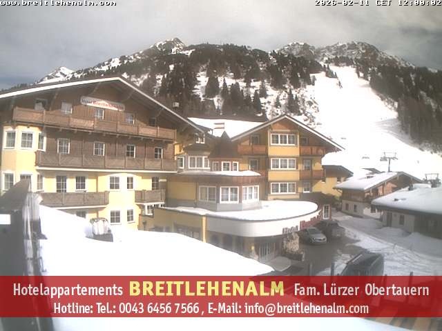 Archiv Foto Webcam Breitlehenalm Obertauern Appartementhaus