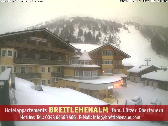 Archiv Foto Webcam Breitlehenalm Obertauern Appartementhaus