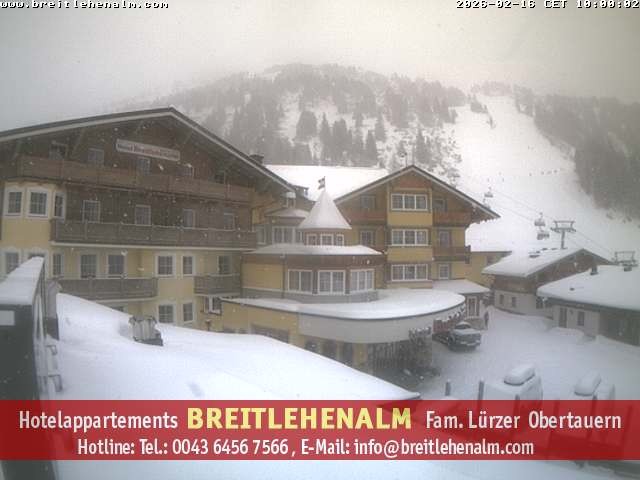 Archiv Foto Webcam Breitlehenalm Obertauern Appartementhaus