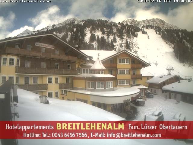 Archiv Foto Webcam Breitlehenalm Obertauern Appartementhaus