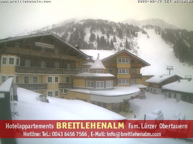 Archiv Foto Webcam Breitlehenalm Obertauern Appartementhaus