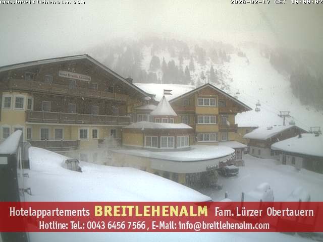 Archiv Foto Webcam Breitlehenalm Obertauern Appartementhaus
