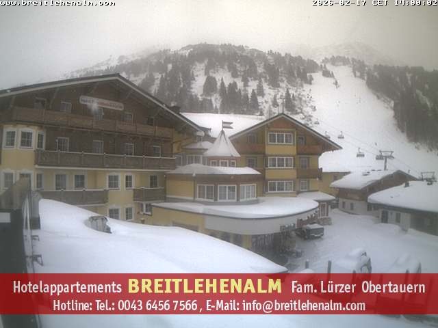 Archiv Foto Webcam Breitlehenalm Obertauern Appartementhaus