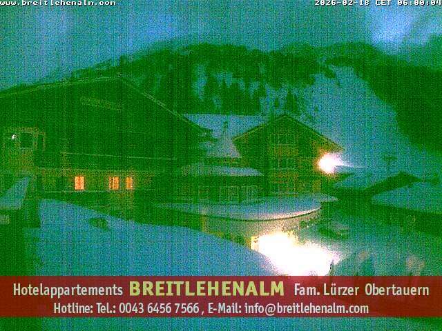 Archiv Foto Webcam Breitlehenalm Obertauern Appartementhaus