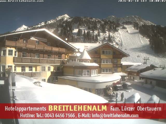 Archiv Foto Webcam Breitlehenalm Obertauern Appartementhaus