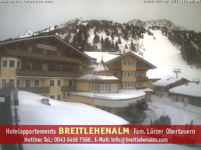 Archiv Foto Webcam Breitlehenalm Obertauern Appartementhaus