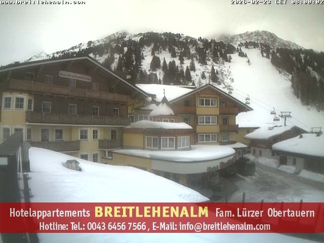 Archiv Foto Webcam Breitlehenalm Obertauern Appartementhaus